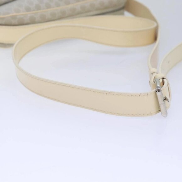 CELINE Macadam Canvas Shoulder Bag Gray Auth - Picture 6 of 16